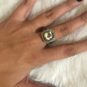 David Yurman Albion Ring with Diamond - Size 7